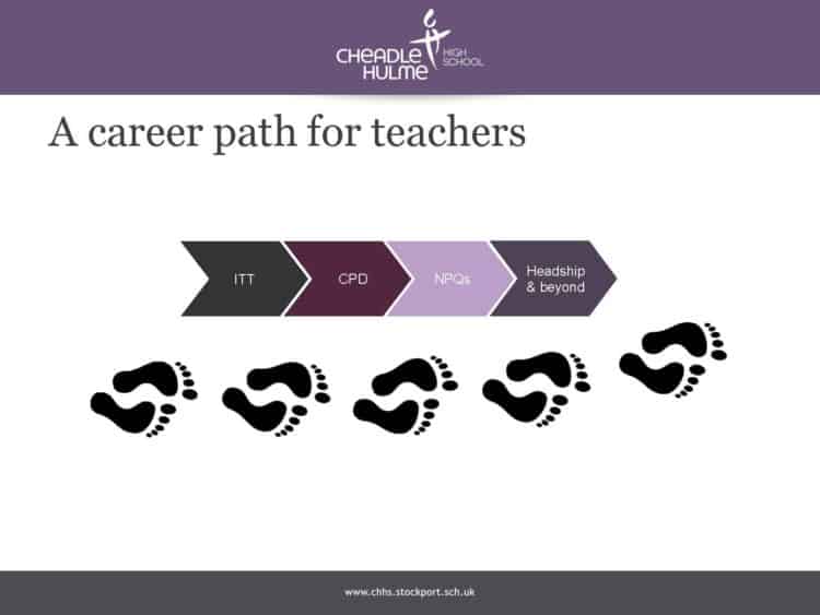 A career path for teachers - Cheadle Hulme High School A career path for teachers