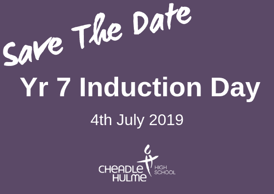 Induction Day for students joining CHHS in September 2019