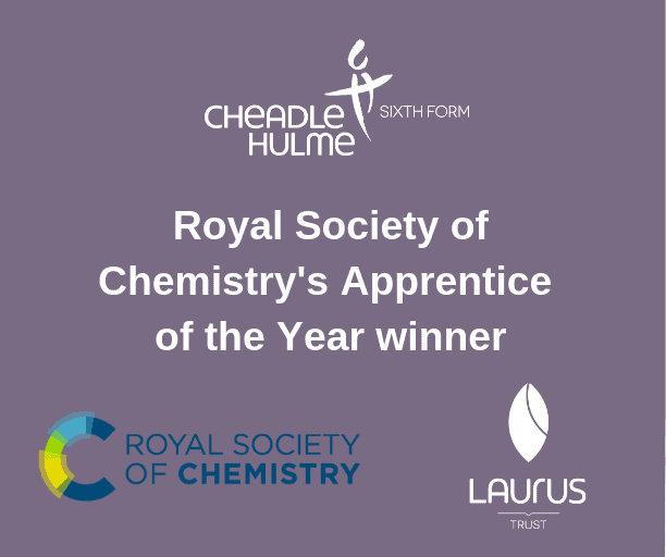 Former student is Royal Society of Chemistry’s top apprentice
