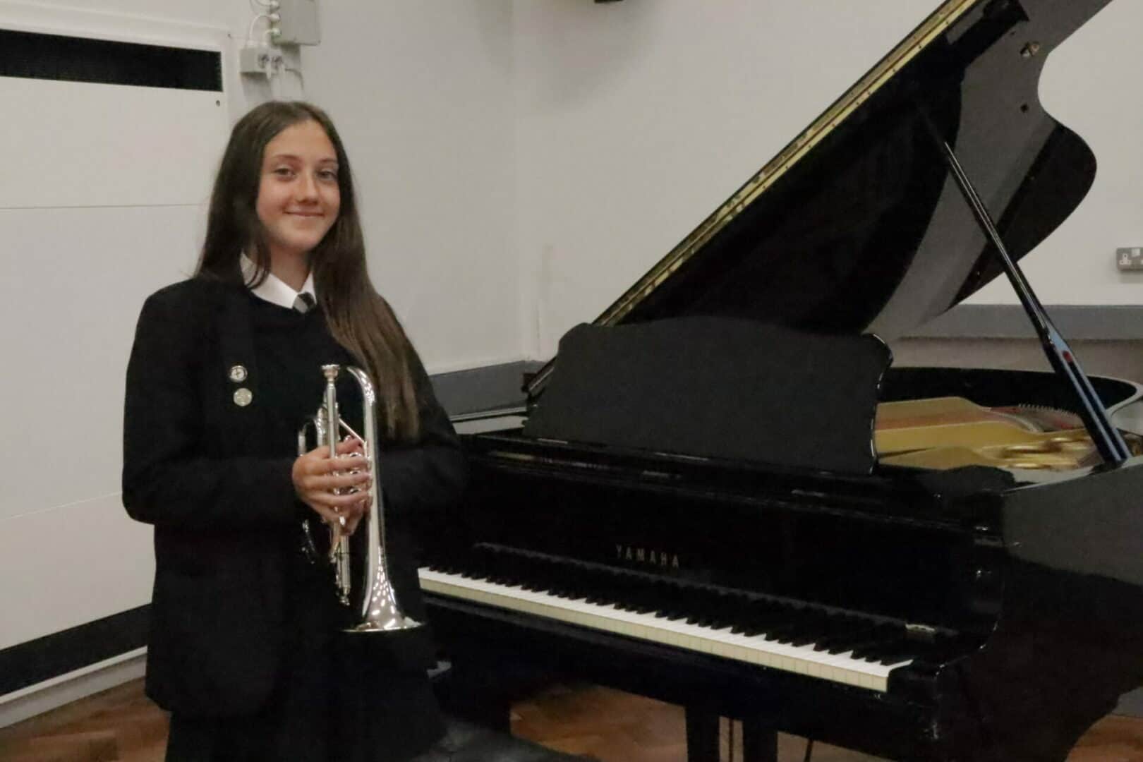 Student Macey hits high note with national brass band - Cheadle Hulme ...