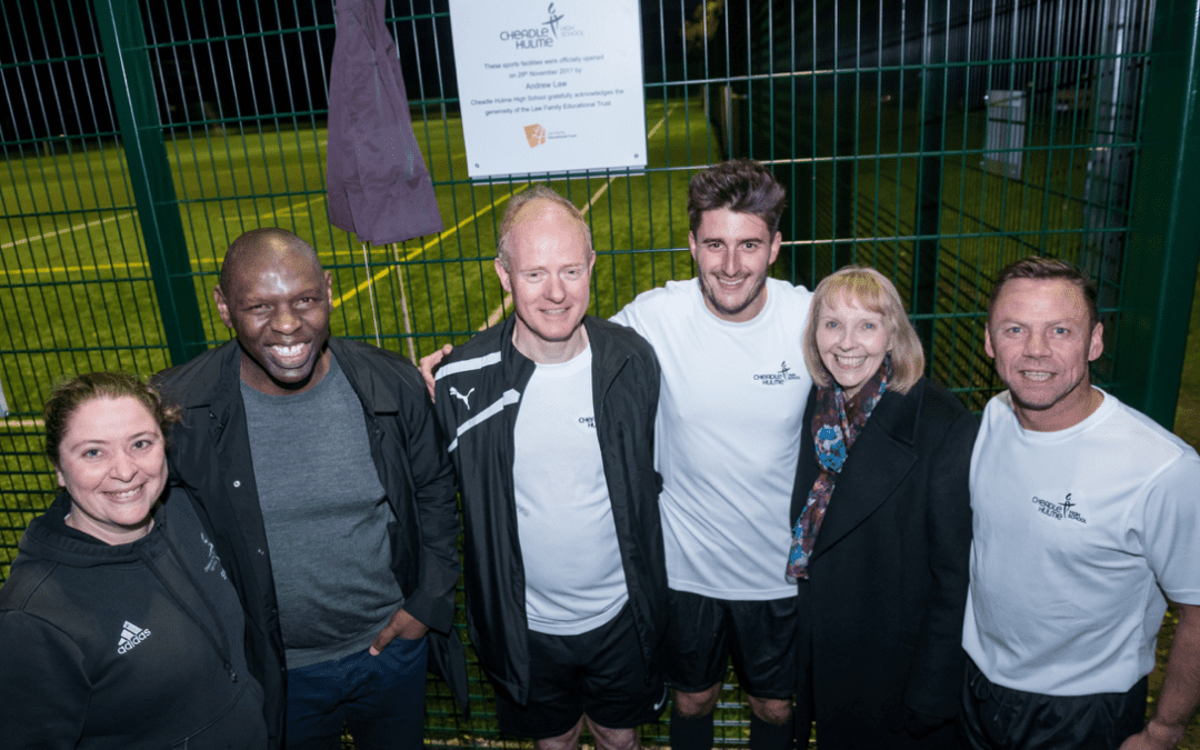 Sport stars officially open state of the art sports pitches at Cheadle Hulme High School