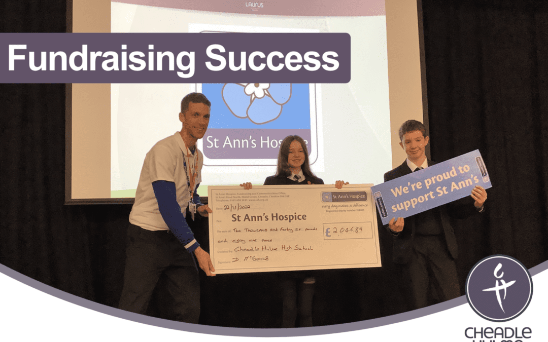 CHHS students raise over £2000 for St Ann’s Hospice