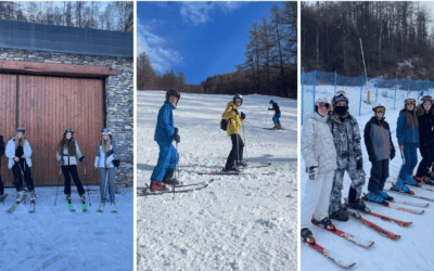 Students hit the slopes in ski trip to Italy