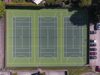 New tennis courts are a smash hit with students